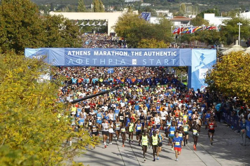 Athens Marathon Афинский марафон