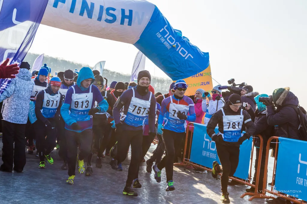 honor vladivostok ice run