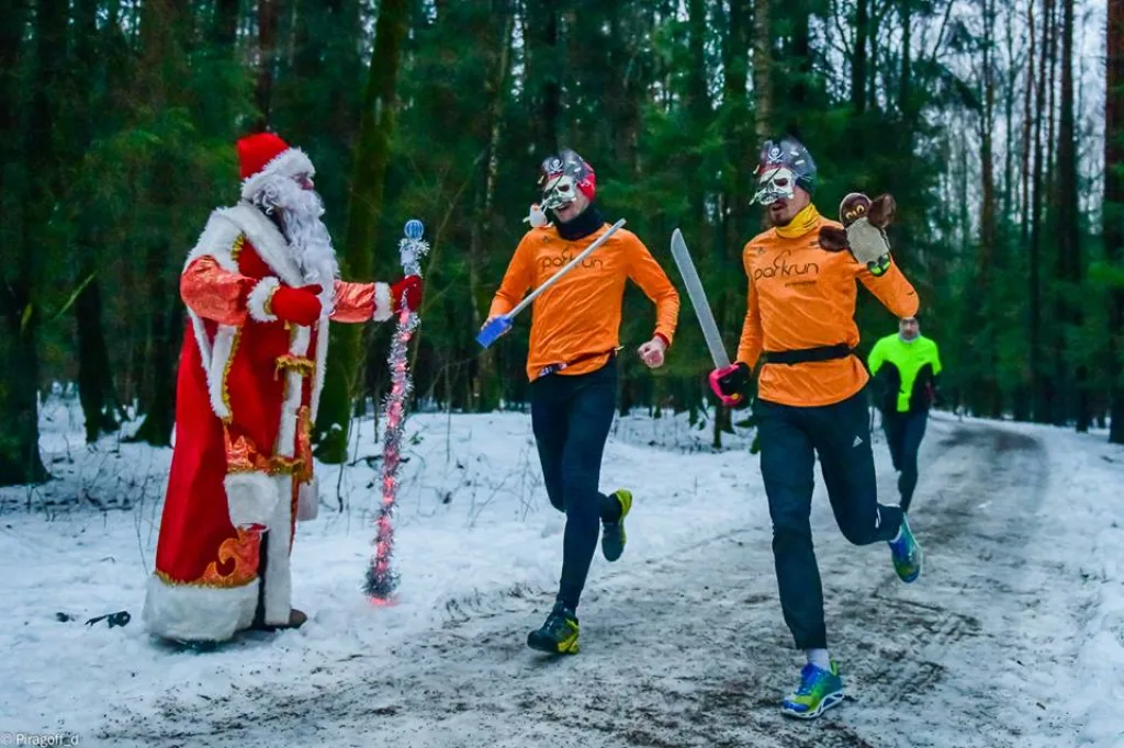 новогодние забеги паркран Россия parkrun Russia