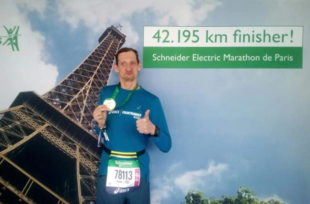 Paris marathon 2019 Павел Крысанов