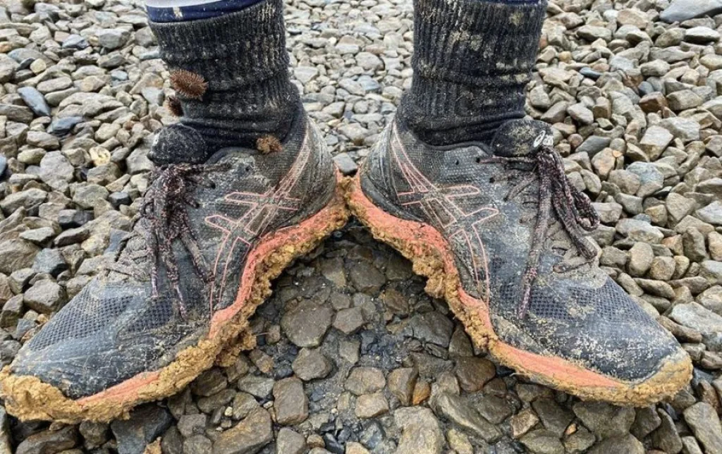 Larisa Lineva running shoes