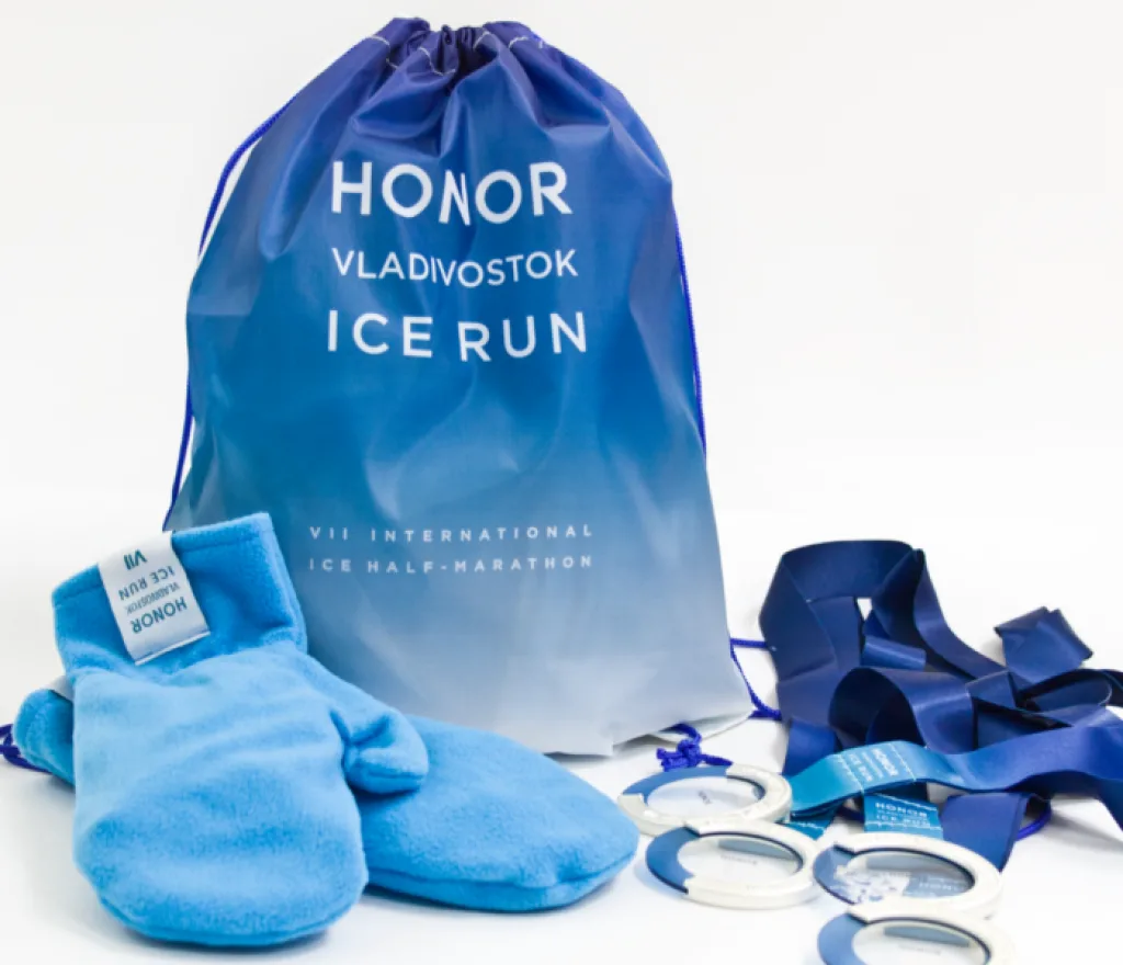 Международный ледовый полумарафон Honor Vladivostok Ice Run: стартовый пакет
