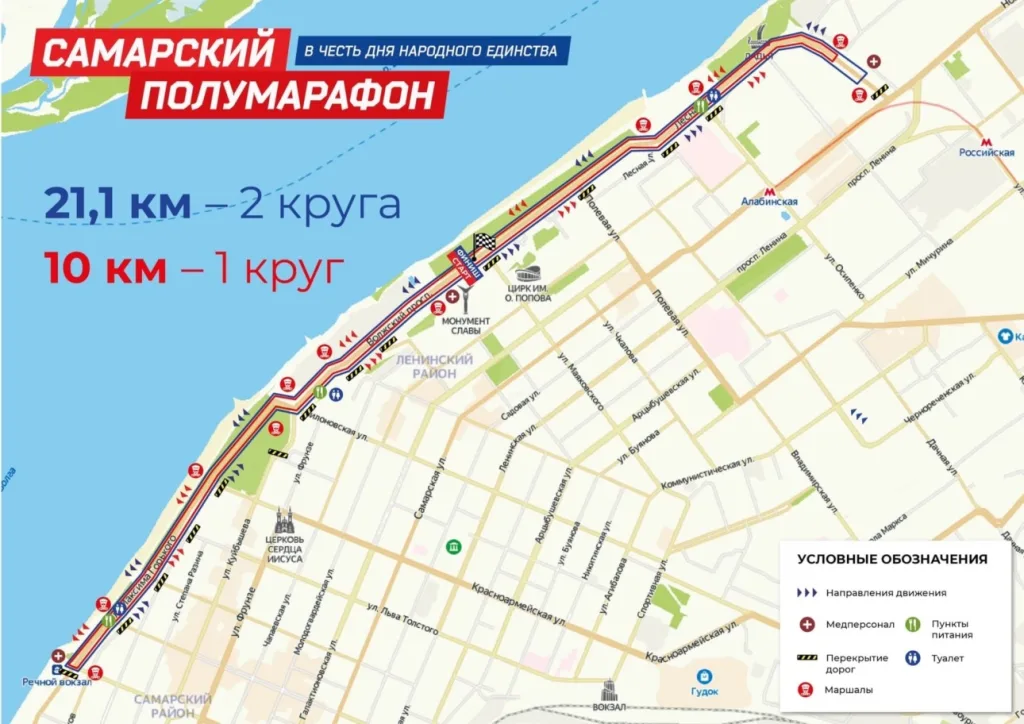 Самарский полумарафон «В беге мы едины»