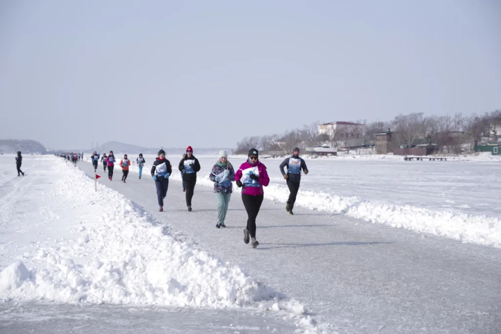 Международный ледовый полумарафон Vladivostok Ice Run Владивосток