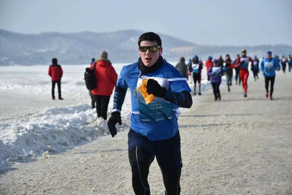 Международный ледовый полумарафон Vladivostok Ice Run Владивосток