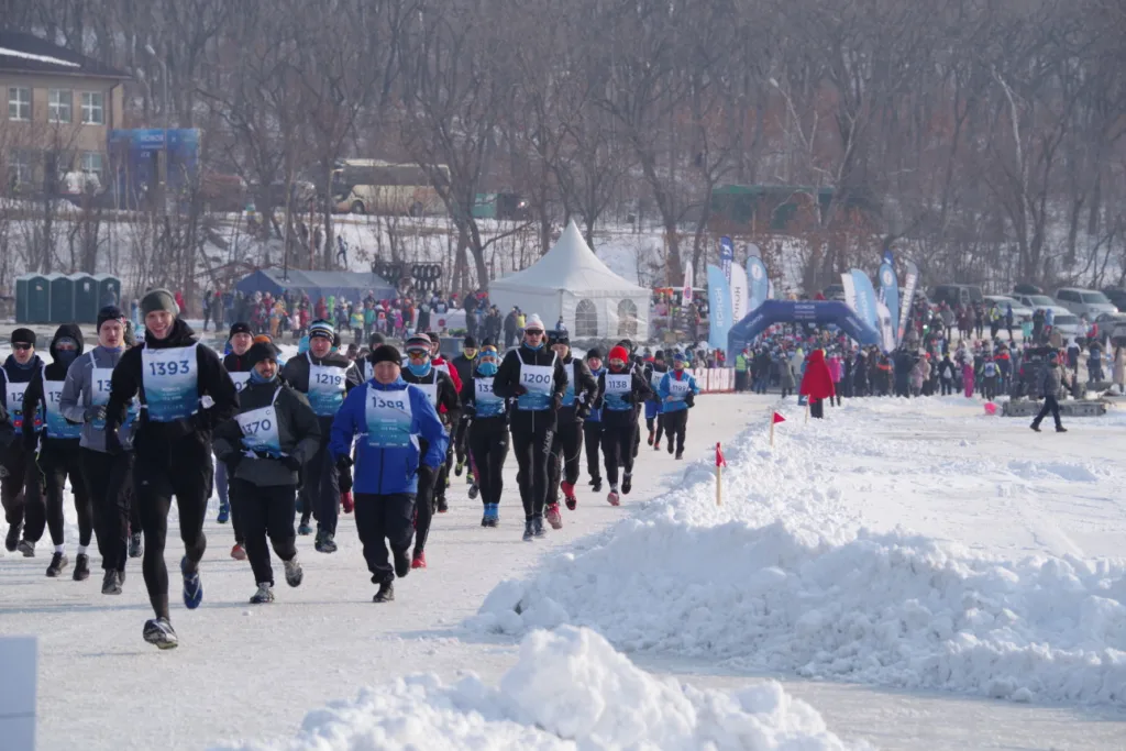 Международный ледовый полумарафон Vladivostok Ice Run Владивосток