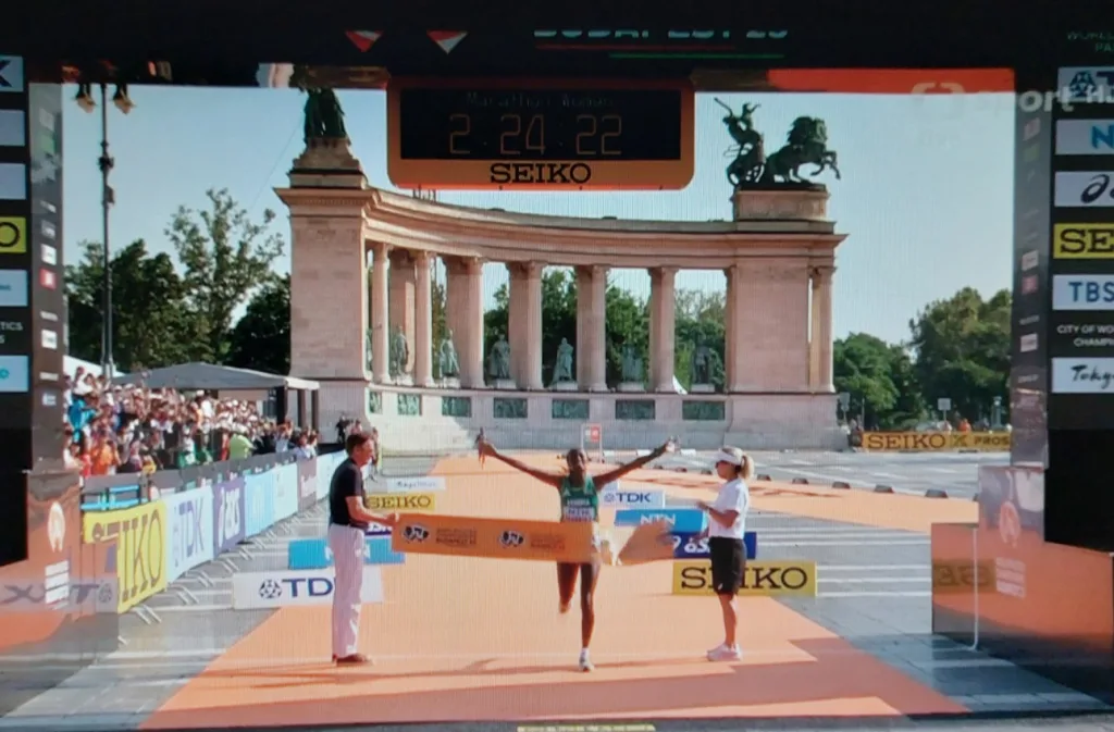 Эфиопские спортсменки доминировали в женском марафоне на чемпионате мира
