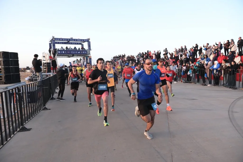 Pyramids Half Marathon 2024 Egypt. Египет.