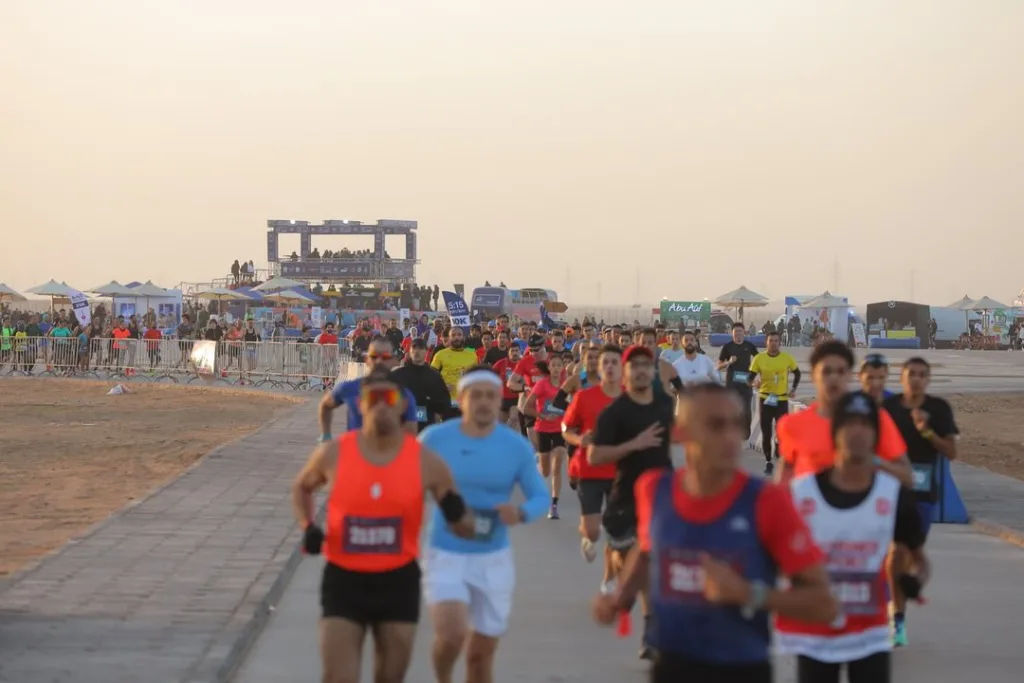 Pyramids Half Marathon 2024 Egypt. Египет.