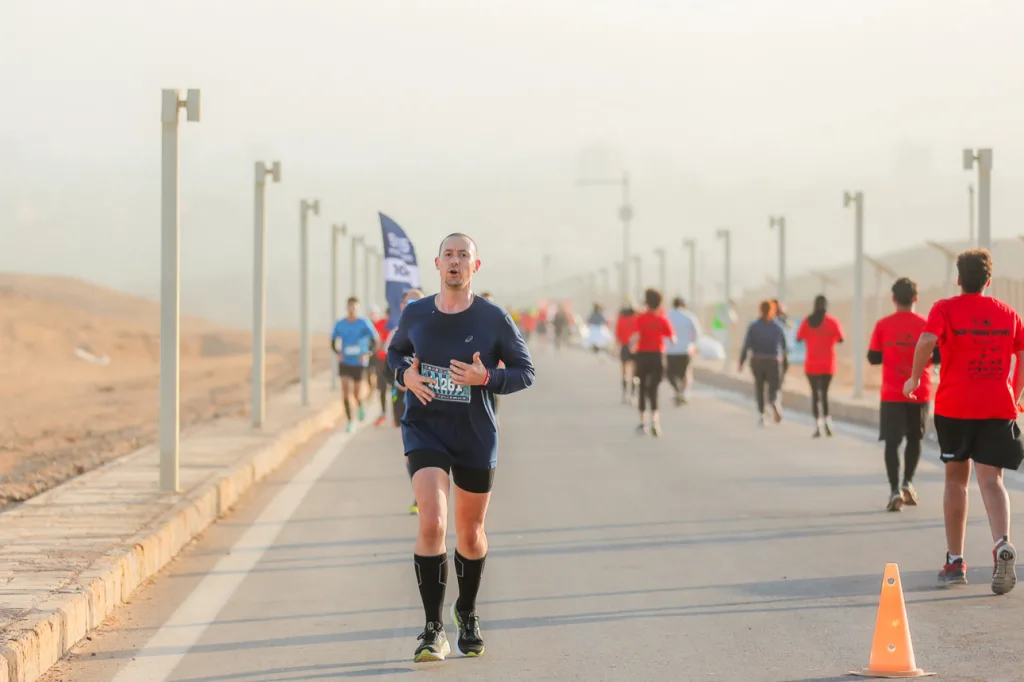 Pyramids Half Marathon 2024 Egypt. Египет.