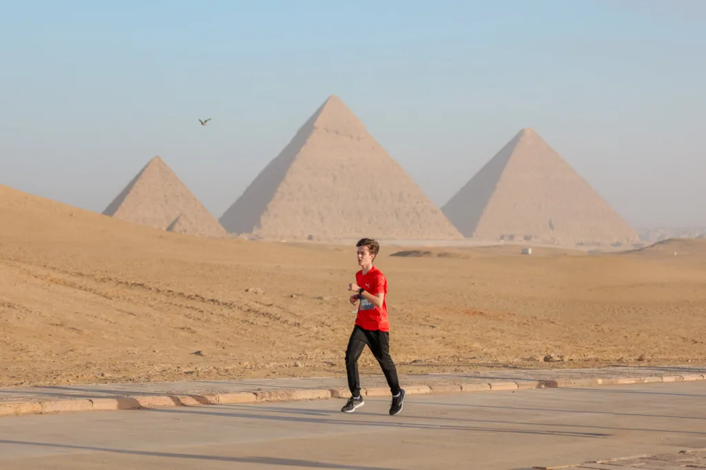Pyramids Half Marathon 2024 Egypt. Египет.