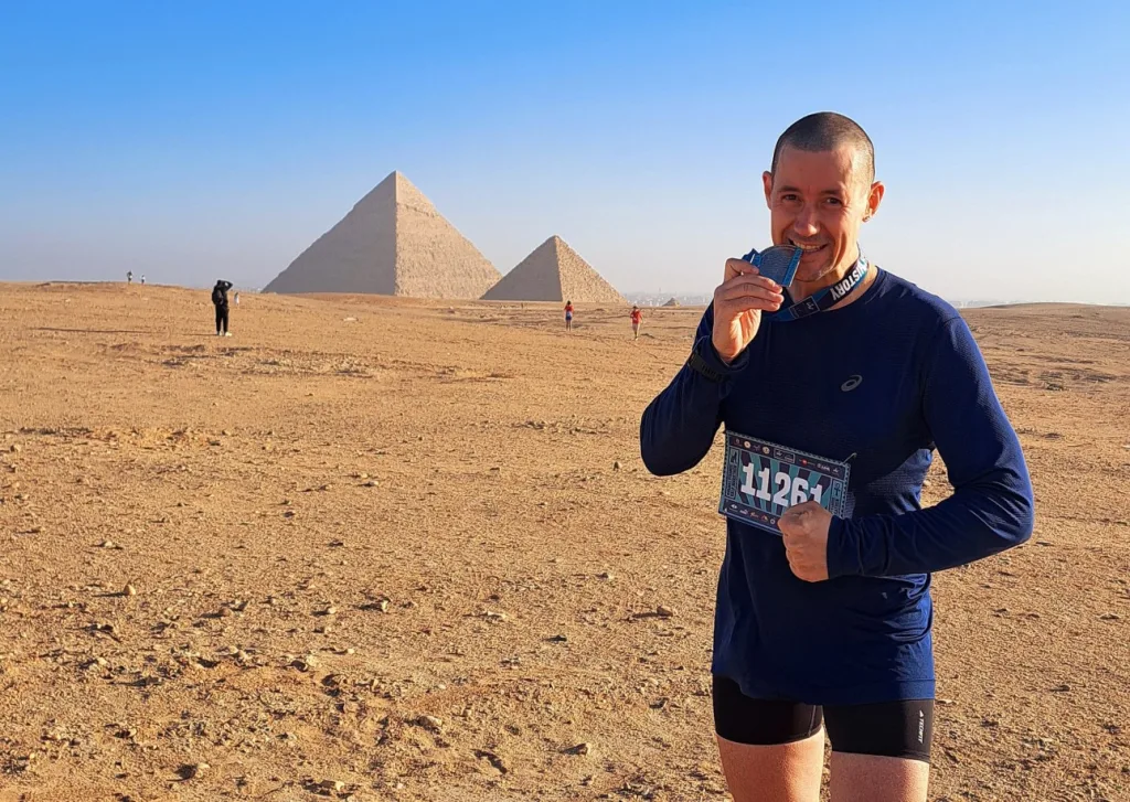 Pyramids Half Marathon 2024 Egypt. Египет.