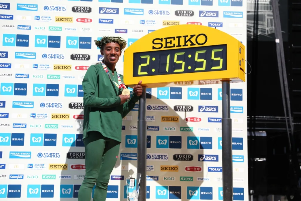 Токийский марафон 2024. Победительница среди женщин Sutume Asefa Kebede (ETH) 2:15:37