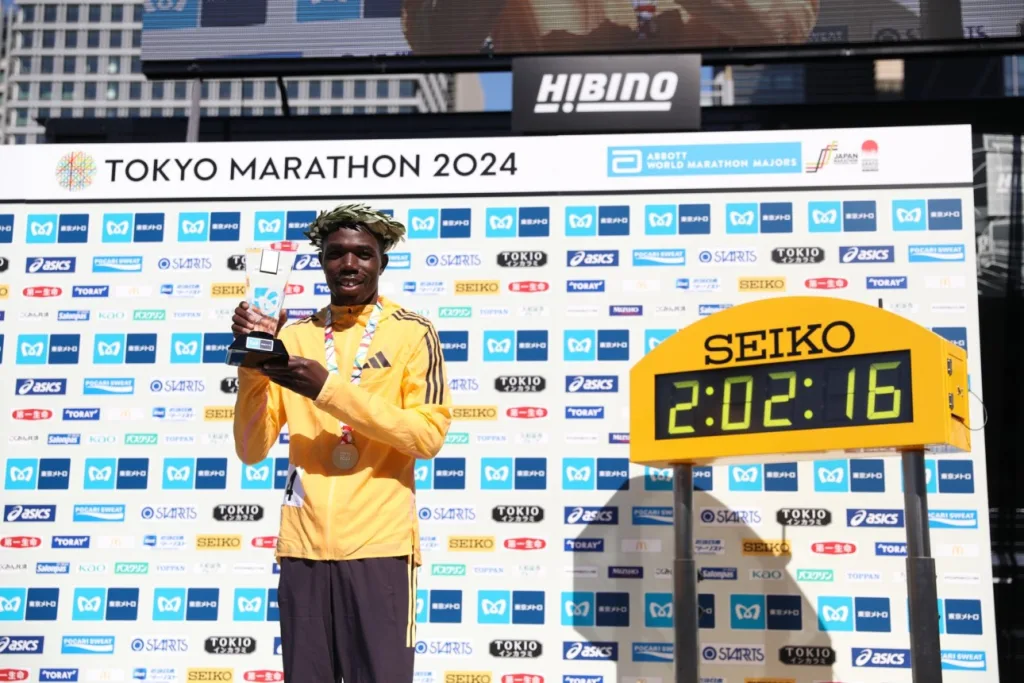 Токийский марафон 2024. Победитель Benson Kipruto (KEN) 2:04:02