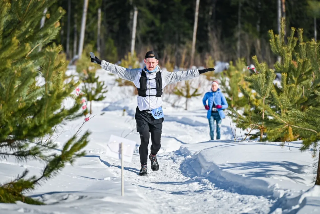 Трейл «Лед» в Пушкино, от команды Open Band Trails 2024.