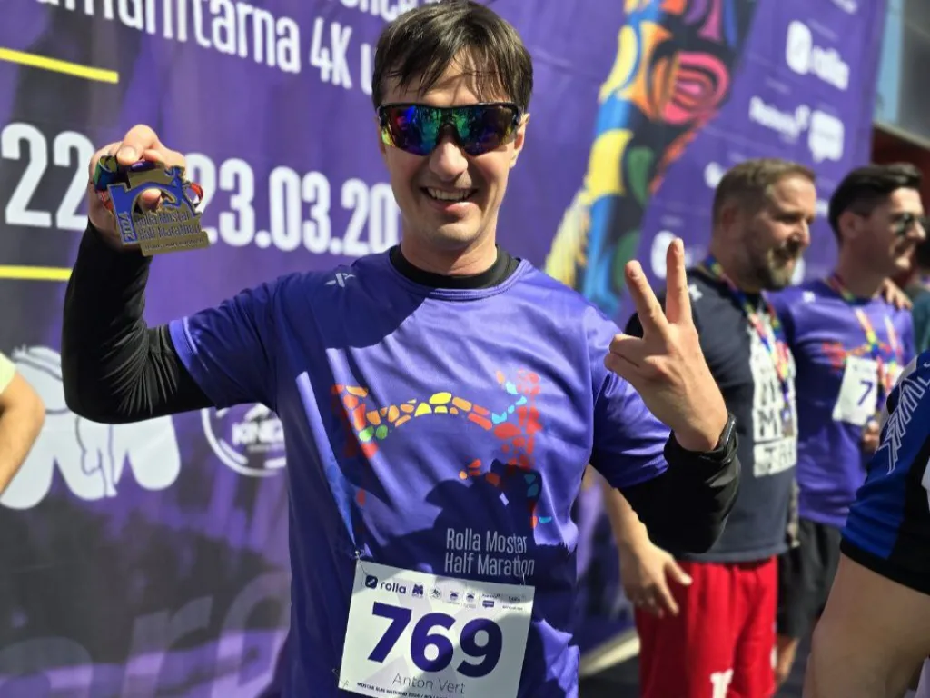 Mostar Half marathon Антон Верт