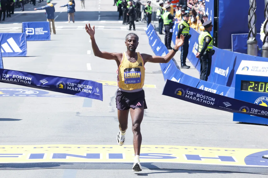 2024 Boston Marathon Sisay Lemma