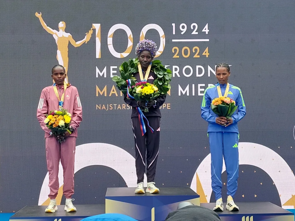 Košice Marathon 2024. Международный марафон мира Кошице. Церемония награждения женщин