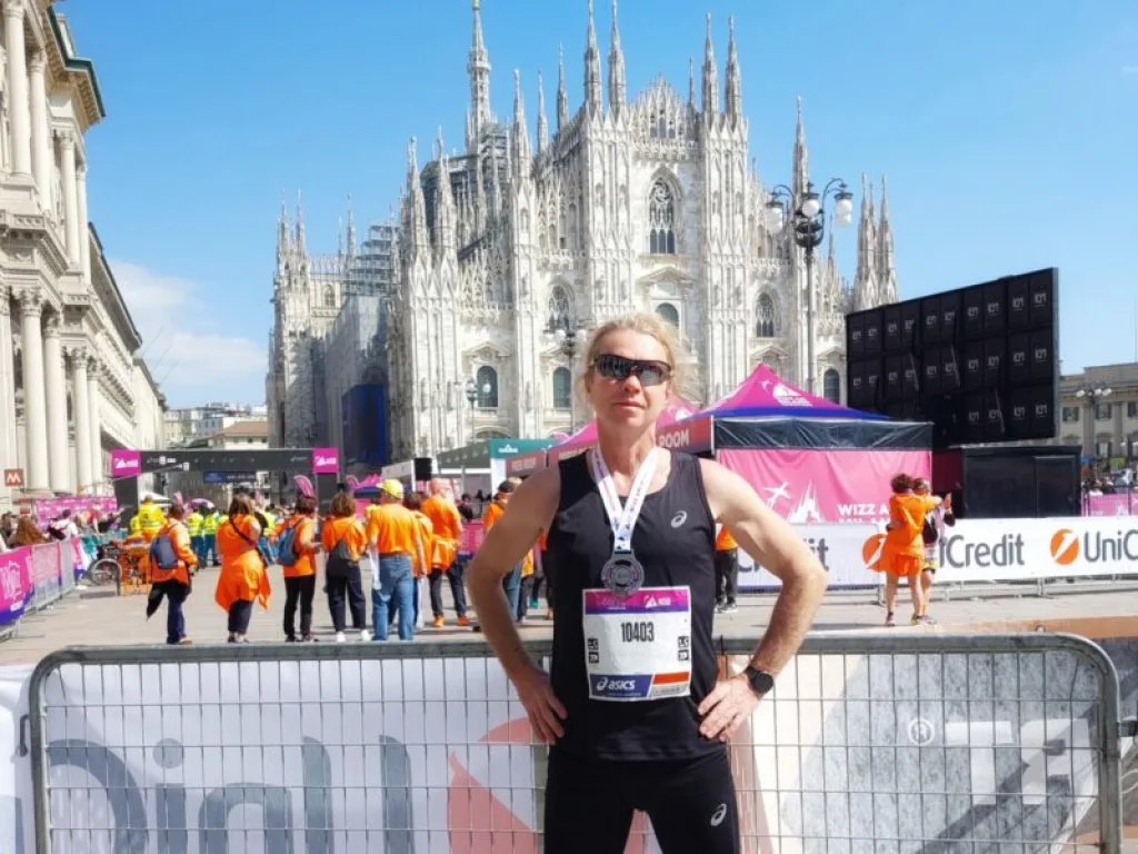 Milano Marathon Миланский марафон Георгий Турилов