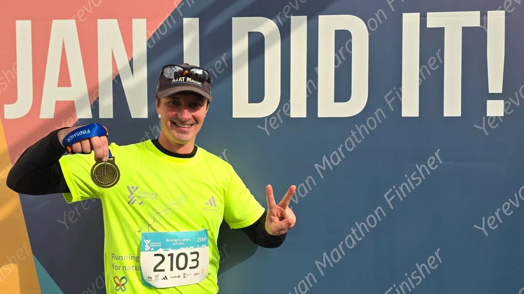 YEREVAN MARATHON 2026 – JAN, YOU DID IT!