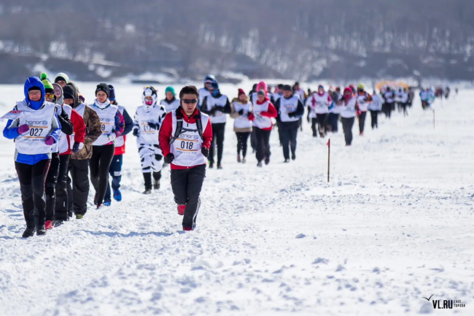 honor vladivostok ice run
