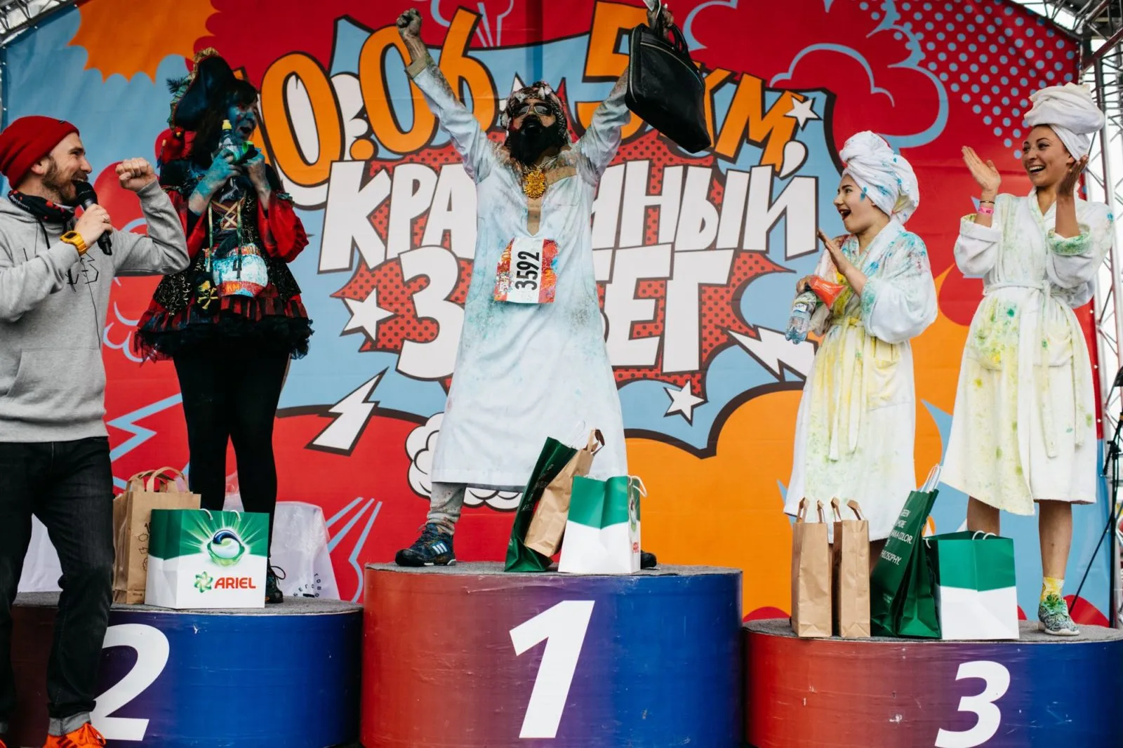 colorrun красочный забег Московский марафон Moscow marathon