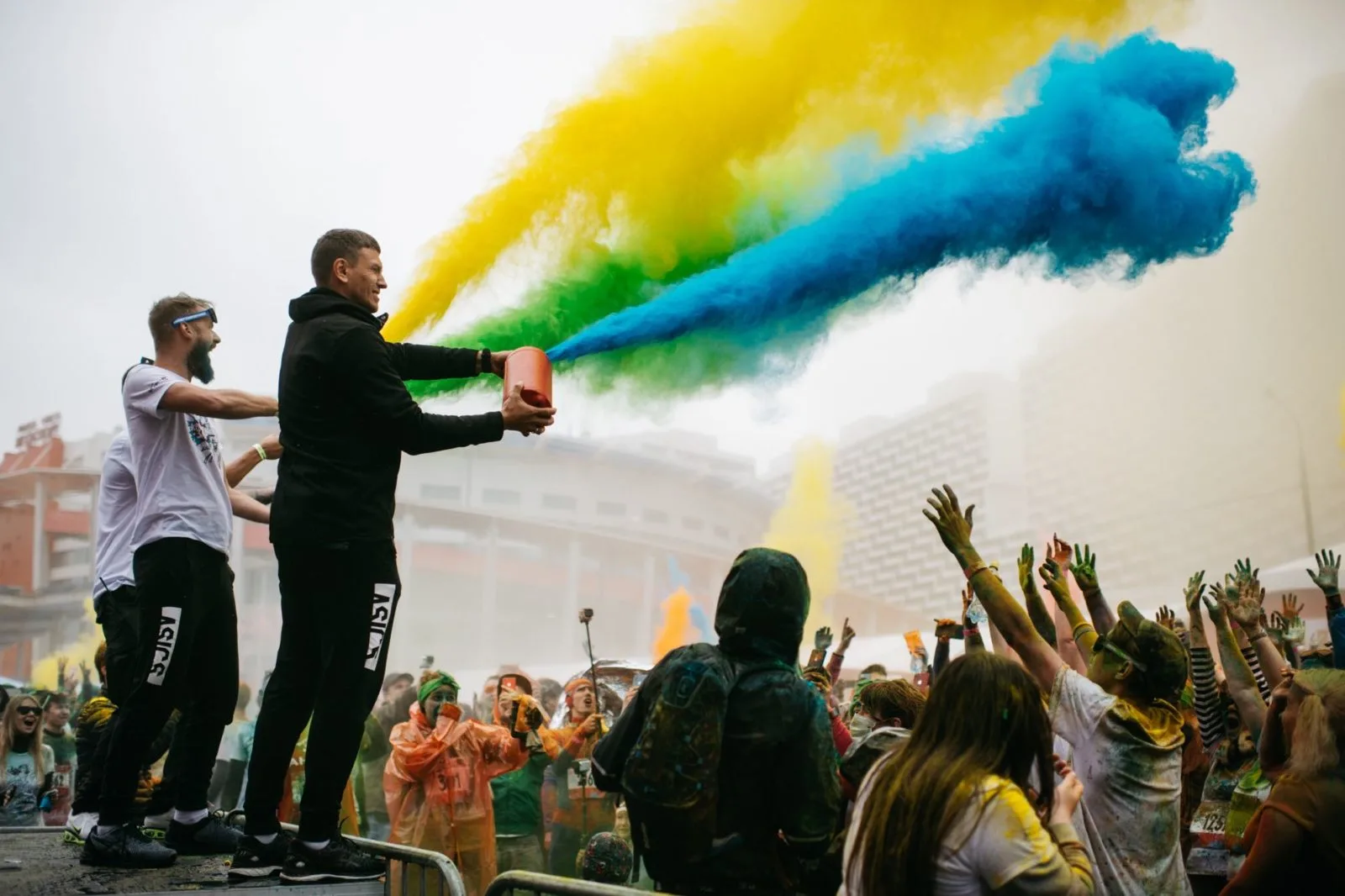 colorrun красочный забег Московский марафон Moscow marathon