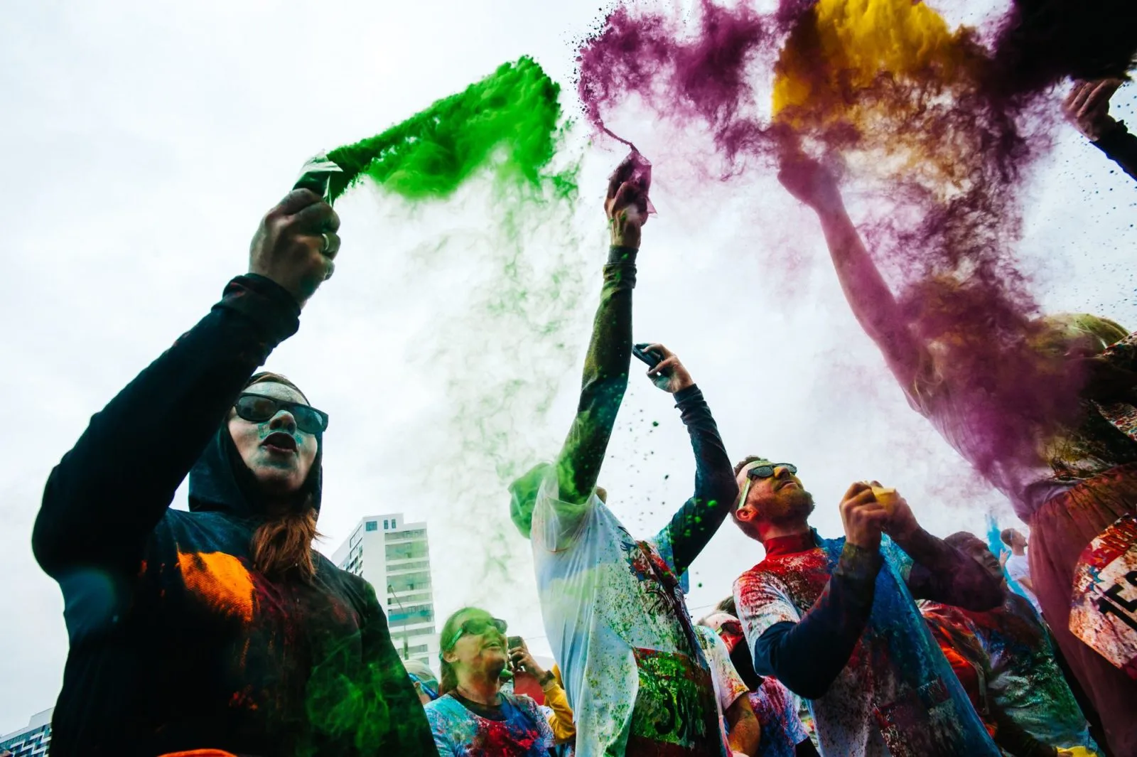 colorrun красочный забег Московский марафон Moscow marathon