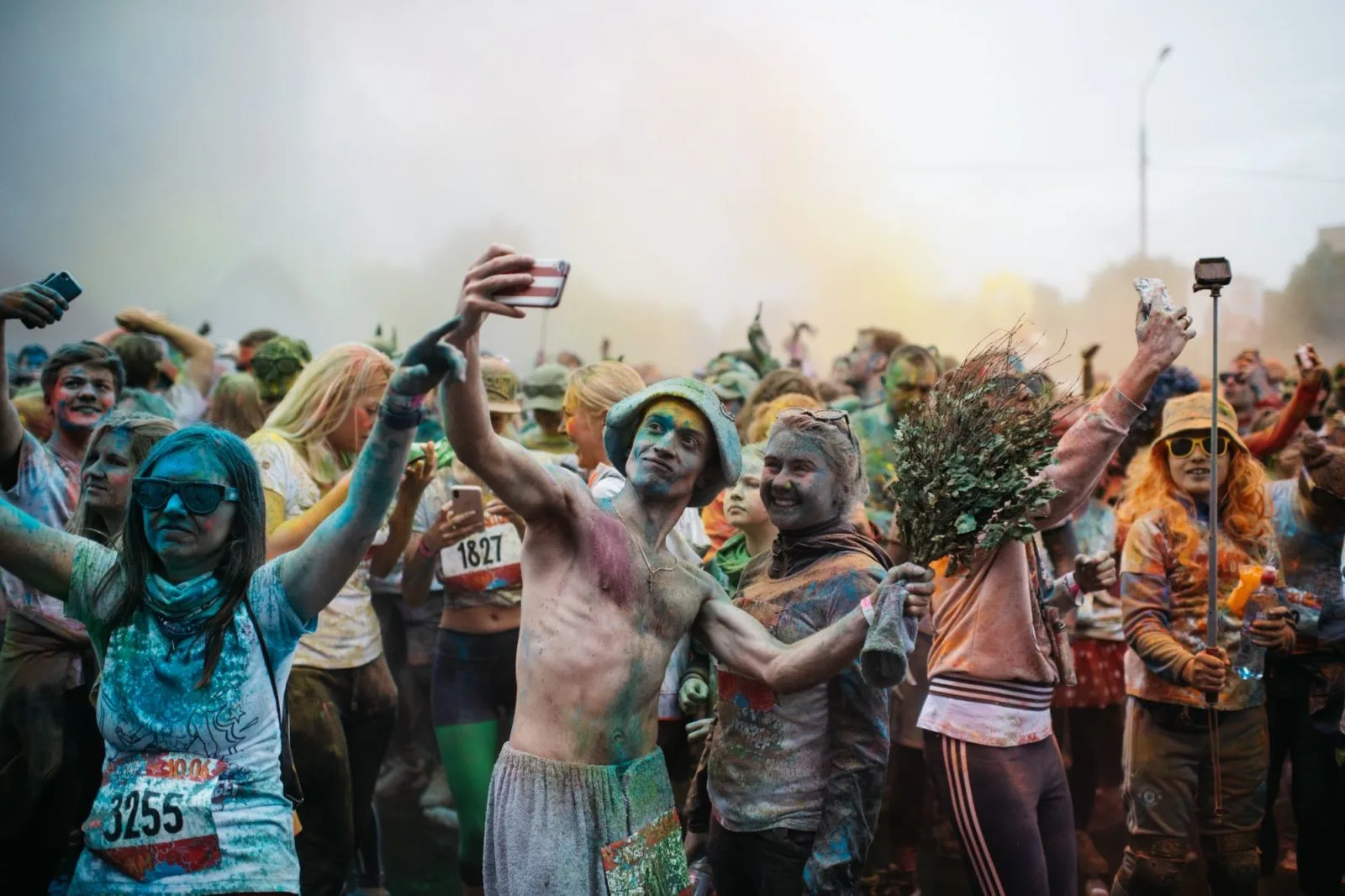 colorrun красочный забег Московский марафон Moscow marathon