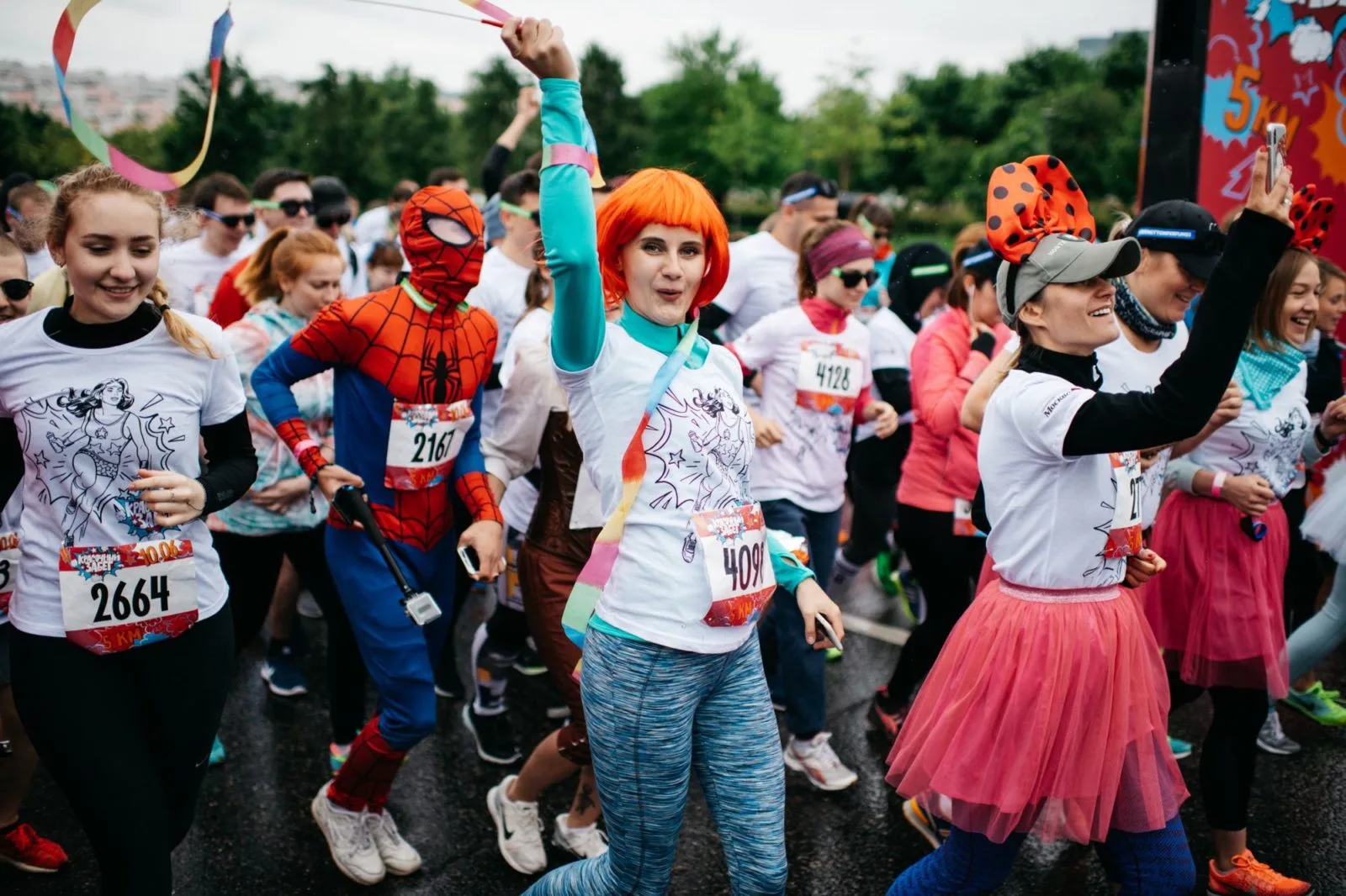 colorrun красочный забег Московский марафон Moscow marathon