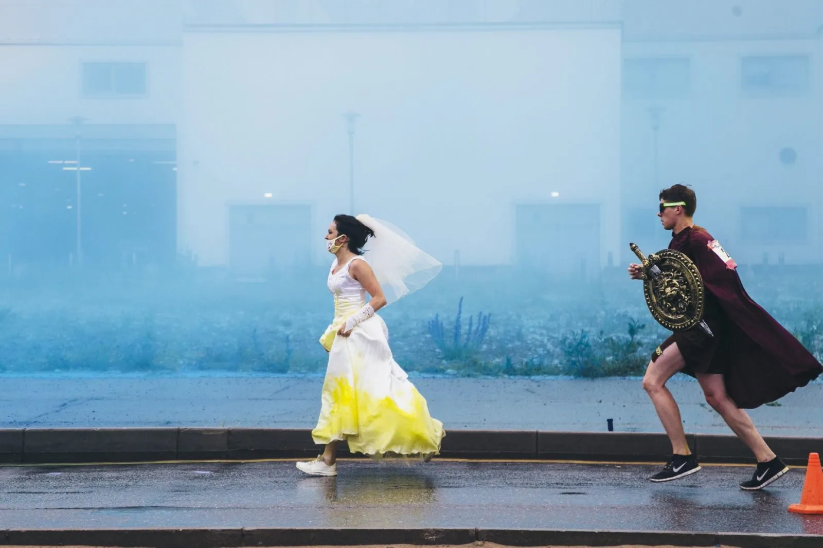 colorrun красочный забег Московский марафон Moscow marathon