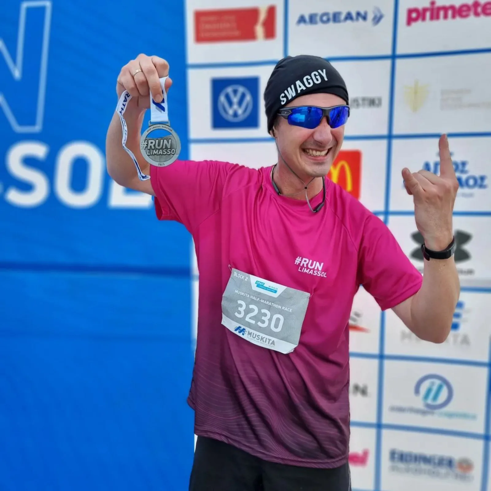 Half Marathon OPAP Limassol 2023 Антон Верт