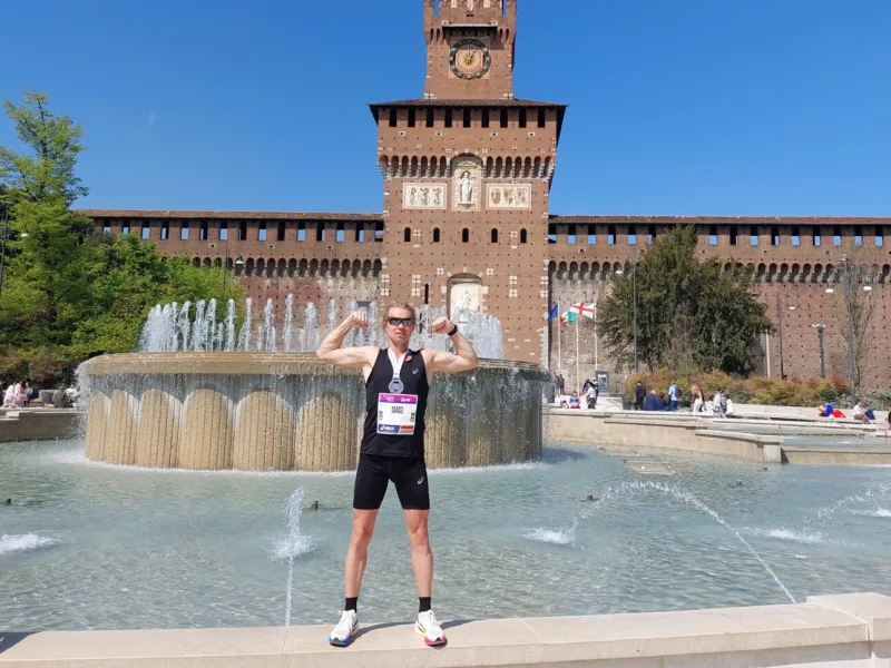 Milano Marathon Миланский марафон Георгий Турилов
