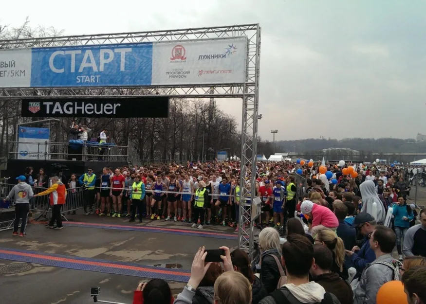 FIRST RUN 5 KM, ЛУЖНИКИ 10.4.2016