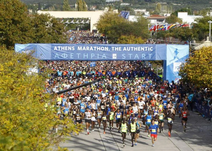 Athens Marathon Афинский марафон