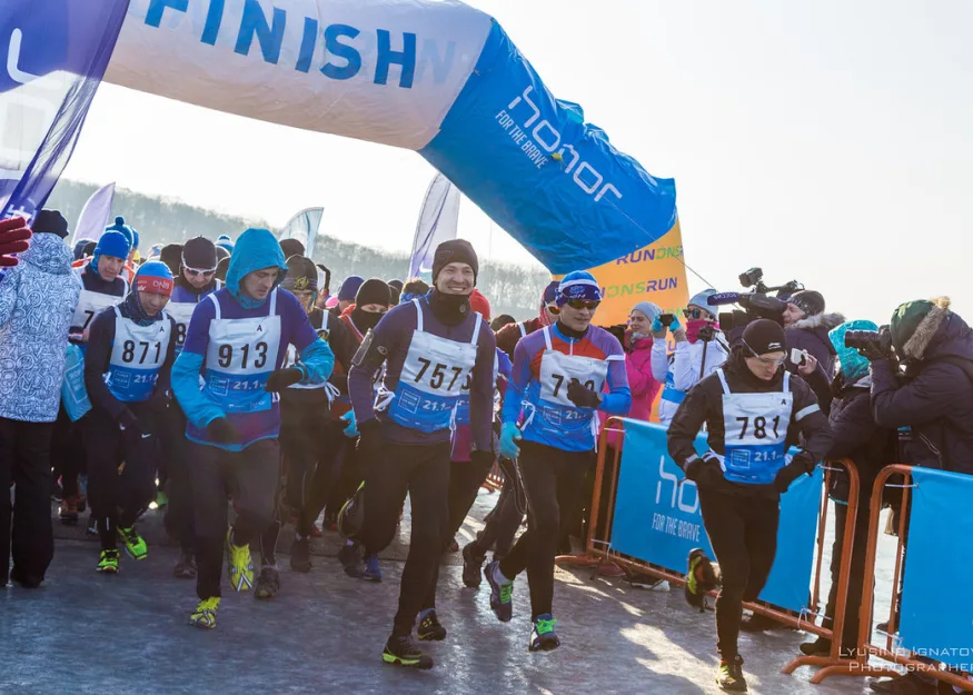 honor vladivostok ice run