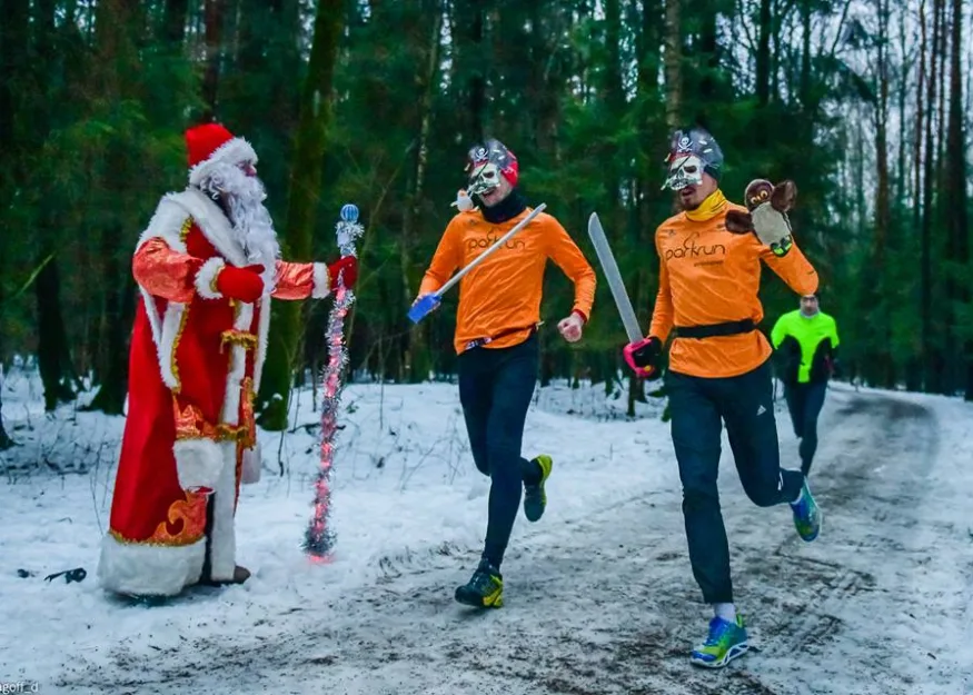 новогодние забеги паркран Россия parkrun Russia