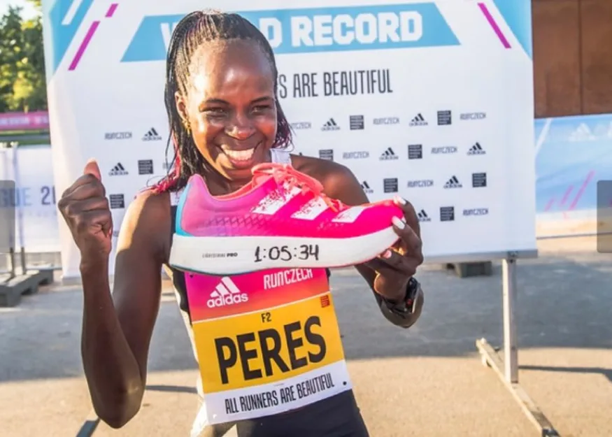 Prague Half Marathon world record Adidas adizero adios Pro