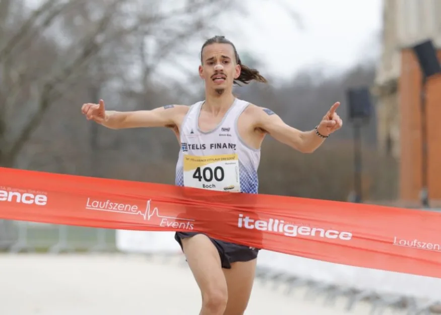 ITELLIGENCE CITYLAUF INVITATIONAL DRESDEN 2021. ХОЛОД И ВЕТЕР, ОЛИМПИЙСКИЙ НОРМАТИВ БЕЗ ПЕЙСМЕЙКЕРА.