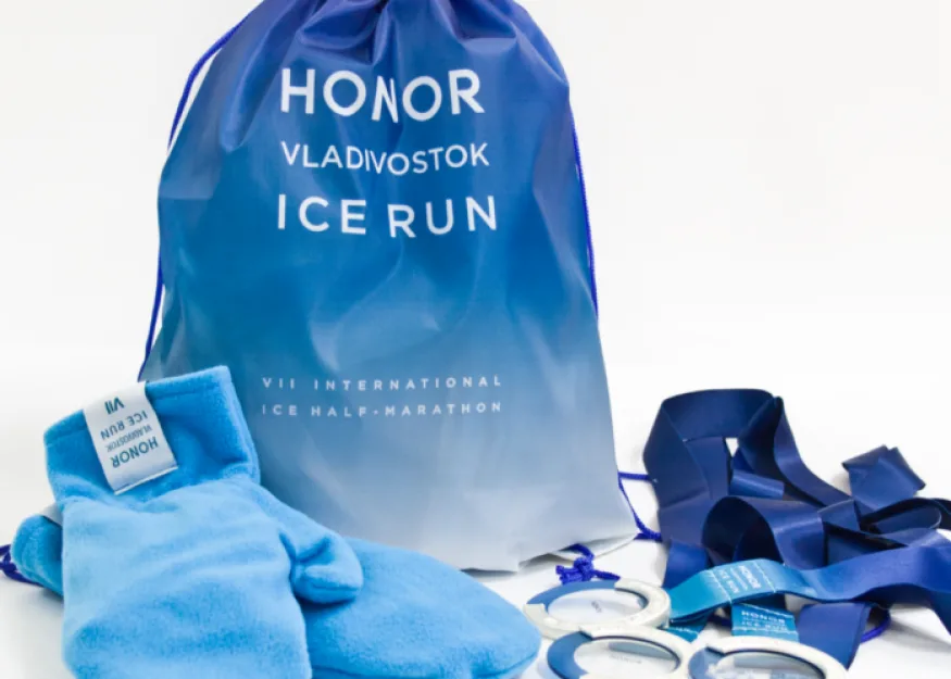 Международный ледовый полумарафон Honor Vladivostok Ice Run: стартовый пакет