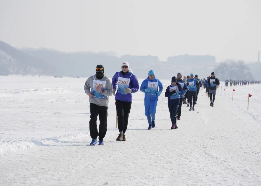 Владивостокский ледовый полумарафон Vladivostok Ice Run