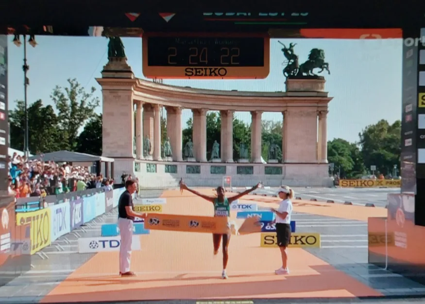 Эфиопские спортсменки доминировали в женском марафоне на чемпионате мира