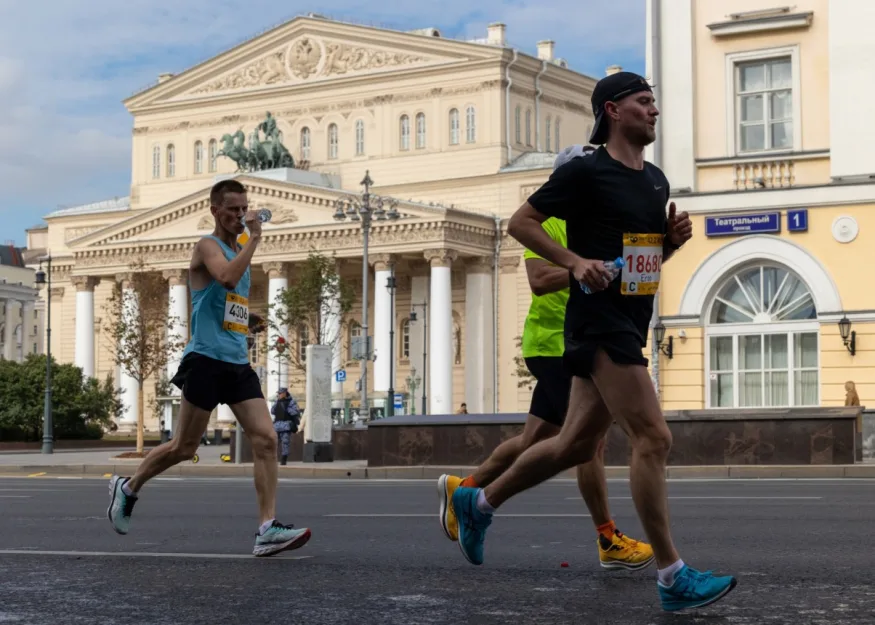 Moscow Marathon Московский марафон 2023. Большой театр.