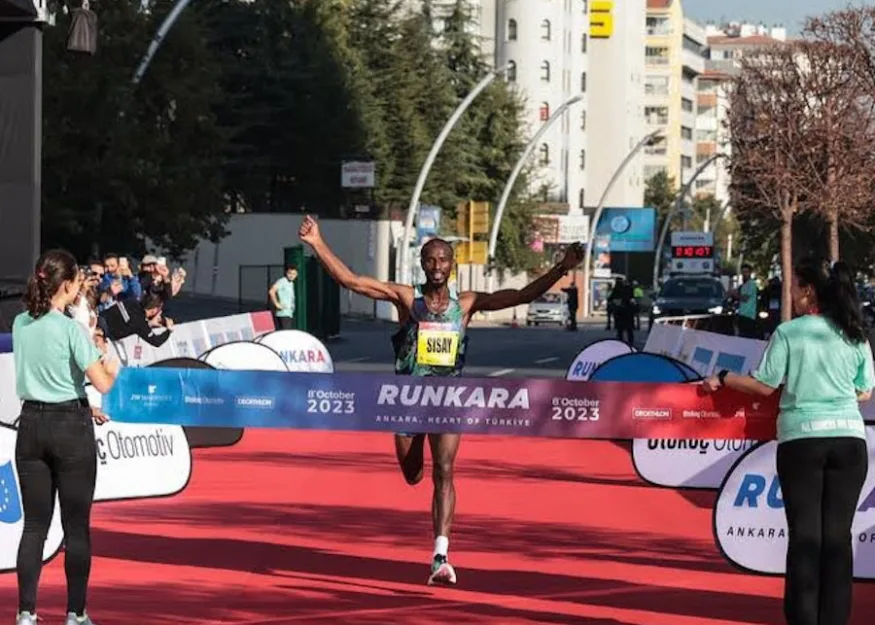 Ankara Half Marathon Runkara 2023. Полумарафон в столице Турции. Победитель Сисай Лемма