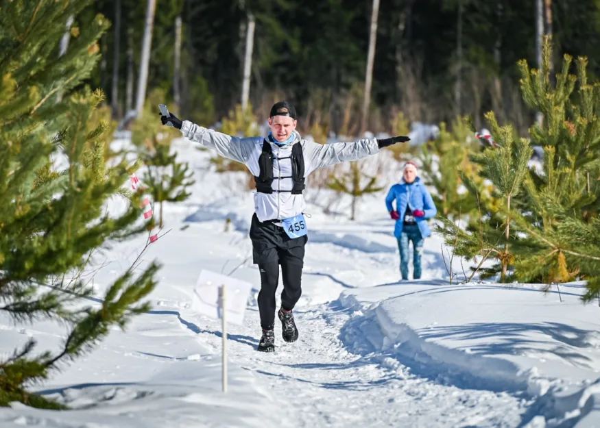 Трейл «Лед» в Пушкино, от команды Open Band Trails 2024.