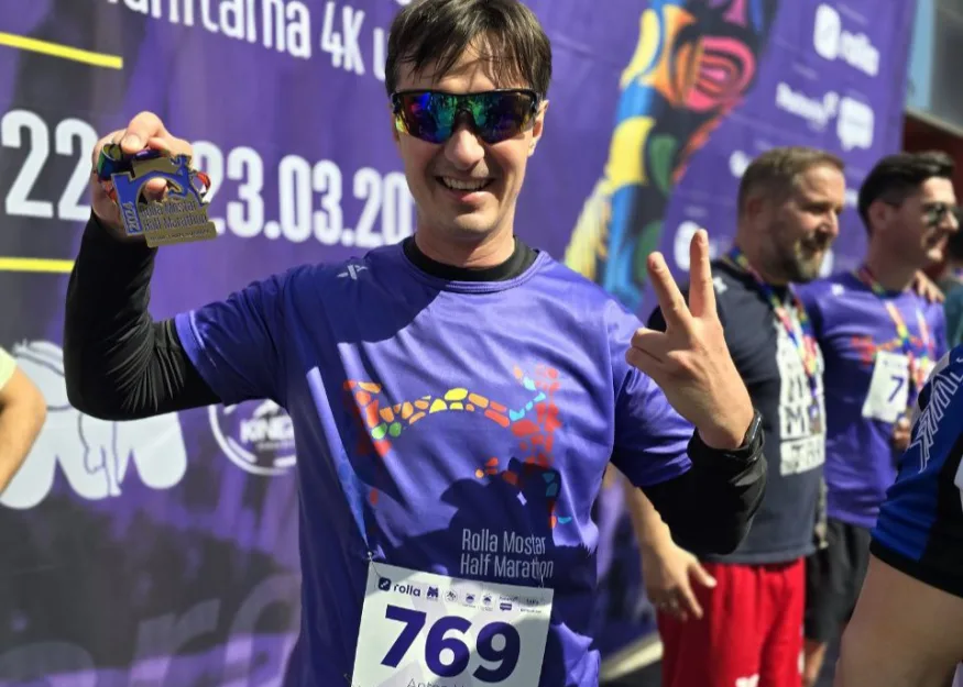 Mostar Half marathon Антон Верт
