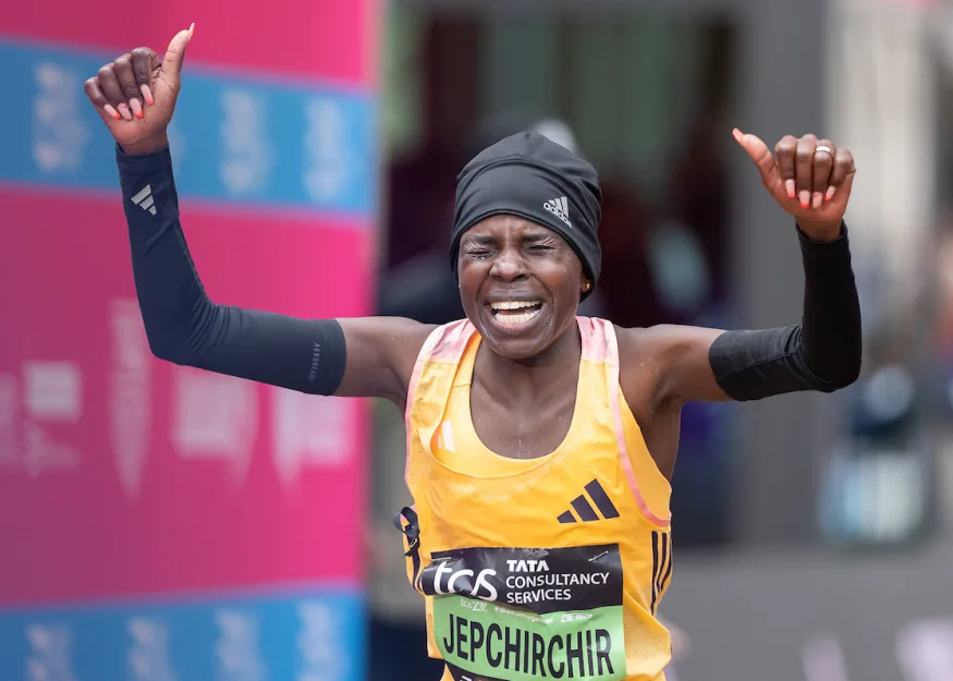 Peres Jepchirchir (ETH) Дондонский марафон 2024, новый мировой рекорд