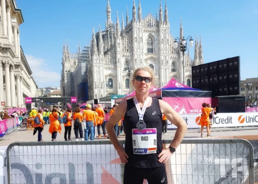 Milano Marathon Миланский марафон Георгий Турилов