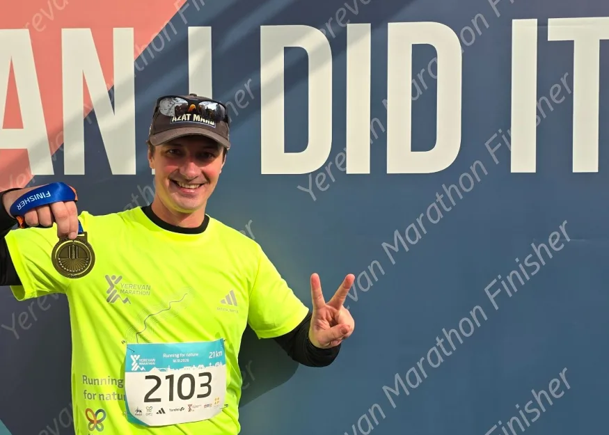 YEREVAN MARATHON 2026 – JAN, YOU DID IT!
